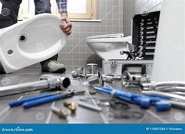 Plumbing repair tools and sink installation